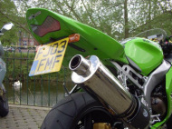 R&G RACING License Plate Holder For ZX6R '03-04, Z1000 '03-06, Z750 '03-06