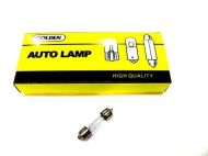 Bulb 12V / 3W, SV7 (8X31) GOLDEN