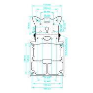 Xtreme Universal Stand Number - Μαύρο