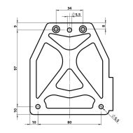 Naxox, πλαϊνή βάση για τον αριθμό