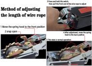 Manual winch - 2 tons