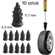 КОМПЛЕКТ ЗА РЕМОНТ НА ​​ГУМИ x10 РАЗМЕР - S - 5.3mm x 11.7mm