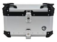 Carcasa spate motociclete COOCASE din aluminiu - argintiu 55L