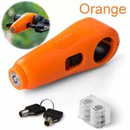 Dispozitiv de inchidere cu alarma pentru motocicleta, scuter, bicicleta, ATV portocaliu