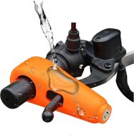 Dispozitiv de inchidere cu alarma pentru motocicleta, scuter, bicicleta, ATV portocaliu