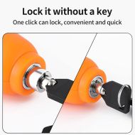 Dispozitiv de inchidere cu alarma pentru motocicleta, scuter, bicicleta, ATV portocaliu