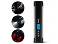 АКУМУЛАТОРЕН КОМПРЕСОР ЗА ПОМПАНЕ НА ГУМИ 80W 150PSI/10bar