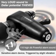 Dispozitiv de inchidere cu alarma pentru motociclete, scuter, bicicleta, ATV negru