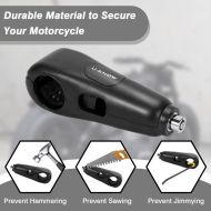 Dispozitiv de inchidere cu alarma pentru motociclete, scuter, bicicleta, ATV negru