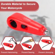 Dispozitiv de inchidere cu alarma pentru motociclete, scuter, bicicleta, ATV rosu