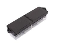 Ασφαλειοθήκη με 10 τεμ. πρίζες 12V - 24V