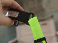 Φακός LED κεφαλής (λευκό/κόκκινο) + Κόκκινο στροβοσκόπιο