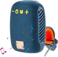 Φορητό ηχείο Bluetooth με βάση για ποδήλατο, μοτοσυκλέτα - AUX, θύρες USB και υποδοχή κάρτας μνήμης - μπλε