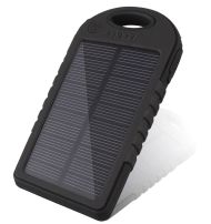 Solar charger POWERBANK 5000mAh with built-in flashlight
