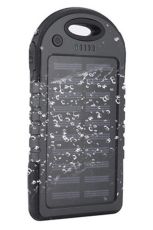 Solar charger POWERBANK 5000mAh with built-in flashlight