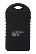 Solar charger POWERBANK 5000mAh with built-in flashlight