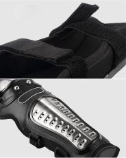 Σετ 4 ενισχυμένων προστατευτικών μαξιλαριών για αγκώνες και γόνατα μοτοσικλέτας