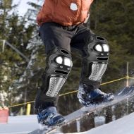 Σετ 4 ενισχυμένων προστατευτικών μαξιλαριών για αγκώνες και γόνατα μοτοσικλέτας